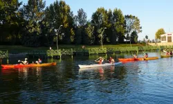 Denizi olmayan şehirde su sporları heyecanı