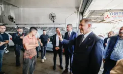 İzmir'de 6. Sanayi Sitesi esnafıne Başkan Tugay'dan ziyaret