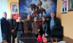Edirne Emekliler Derneği'nden DP İl Başkanı Ayten Ercan'a ziyaret