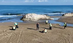 Kocaeli'de yılın üçüncü dönem deniz çöpü izleme faaliyeti