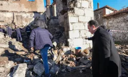 Manisa'da Başkan Dutlulu yangın bölgesinde