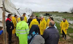 Antalya'daki seralarda hasar tespit için Bakanlık devrede