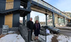 Gaziantep'te Abdülhadi Çelik Üst Geçidi hizmete girdi