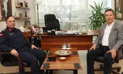 Manisa'da Tuğgeneral Şen'den Kent Konseyi'ne ziyaret