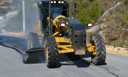 Antalya Büyükşehir'den Alanya'da yol yapım çalışması
