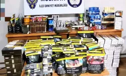 Bursa Mudanya'da kaçak tütün operasyonu