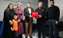 Bursa Yıldırım'da Başkan Yılmaz'da şehit ailesine ziyaret
