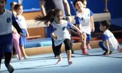 Bursa'da Kış Spor Okulları'nda eğlence ve spor bir arada