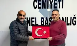 Yasin Çınar'dan Ortadoğu Gazeteciler Cemiyeti'ne anlamlı ziyaret