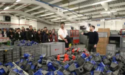 Bursa Osmangazi'de genç girişimciler üretim dünyasını tanıdı