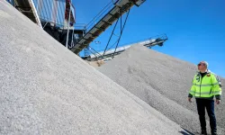 Sivas'ta Tecer Taş Kırma Tesisi yeni sezona başladı