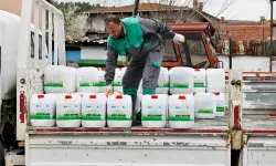 Ankaralı üreticiye sıvı gübre desteği