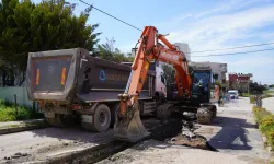 Balıkesir Bandırma'da asbestli hatlar yenileniyor