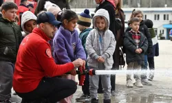 Bilecik Bozüyük'te miniklere yangın bilinci eğitimi