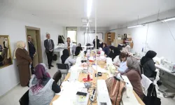 Bursa İnegöl'de Başkan Taban'dan İnesmek kursiyerlerine ziyaret