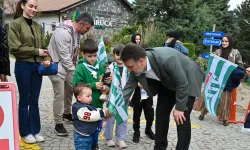 Bursa'da şampiyonluk öncesi minik taraftar coşkusu