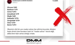 DMM: Maden sahası iddiaları gerçeği yansıtmıyor