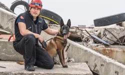 İzmir'de Momo enkaz için eğitiliyor