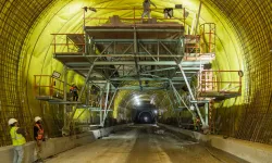 İzmir'de Onat Tüneli'nde çalışmalar tam gaz