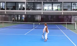 Konya Karatay'da 'İl Birinciliği Tenis Turnuvası' heyecanı