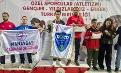 Konya Meram'ın özel sporcularından çifte başarı