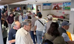 Aydın'da Halk Ege Et'te bayram indirimi yoğun ilgi gördü