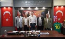 Balıkesir Edremit Belediyesi'nde bayramlaşma coşkusu