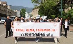 Bursa engelsiz geleceğe yürüdü