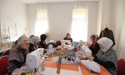 Bursa Osmangazi'de kadınlar geri dönüşümle üretiyor