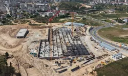 Kocaeli Çayırova'da hastane inşaatına tam gaz devam