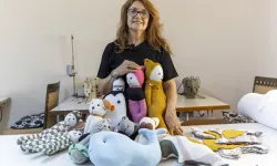 Mersin'de tekstil atıkları oyuncağa dönüşüyor
