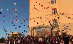 Edirne Keşan Anadolu Lisesi'nde mezuniyet sevinci