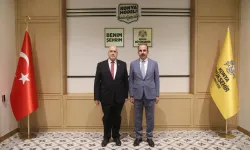 Filistin Büyükelçisi Konya'da Başkan Altay'la buluştu