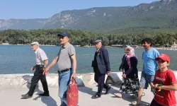 Şehit aileleri ve gaziler Muğla'nın doğal güzelliklerinde buluştu