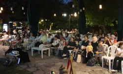 Açık hava sinema keyfi Dobruca'da yaşandı