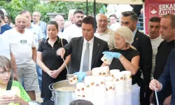 Bursa Osmangazi'den aşure bereketi Küplüpınar'da paylaşıldı