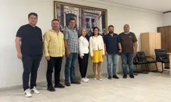 Edirne Gazeteciler Derneği'nden Vali Yardımcısı Büyüknalçacı'ya hayırlı olsun ziyareti