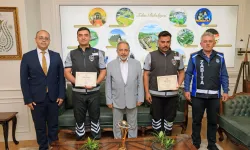 Kayseri Talas'ta dürüstlük ödüllendirildi