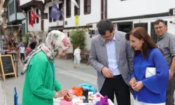 Kütahya'da Başkan Kahveci, Germiyan Sokak'ta üreticilerle buluştu