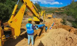 Denizli Çal'da içme suyu hattı yenilendi