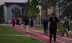 Düzce Merkez Park'ta spor etkinliklerine yoğun ilgi
