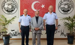 Komutanlardan Mustafa Yalçın'a veda ziyareti