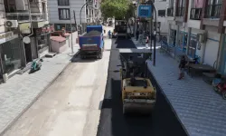 Manisa Soma'da Turgutalp Mahallesi ilk kez sıcak asfaltla buluşuyor