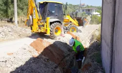 Muğla Akyol'daki kireçli su çilesi sona eriyor