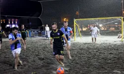 Sakarya Kocaali Sahili'nde futbol şöleni