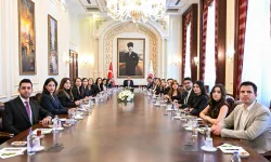 Bakan Gürlek adliye muhabirleriyle buluştu