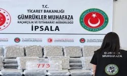 İpsala Gümrük Kapısı'nda 387 kilo skunk ele geçirildi