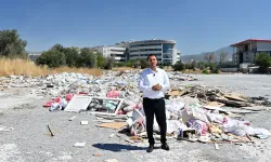 İzmir Bornova'da kaçak molozla topyekün mücadele