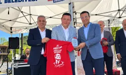 Karacaova Mübadilleri 11. buluşmasında Recep Dural'a teşekkür plaketi