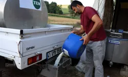 Kocaeli'de üreticiye süt soğutma tankı desteği